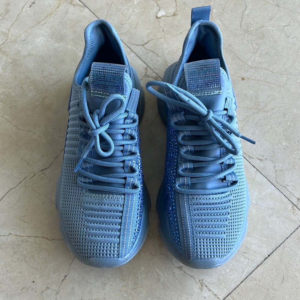 Steve Madden blue jewel sneakers